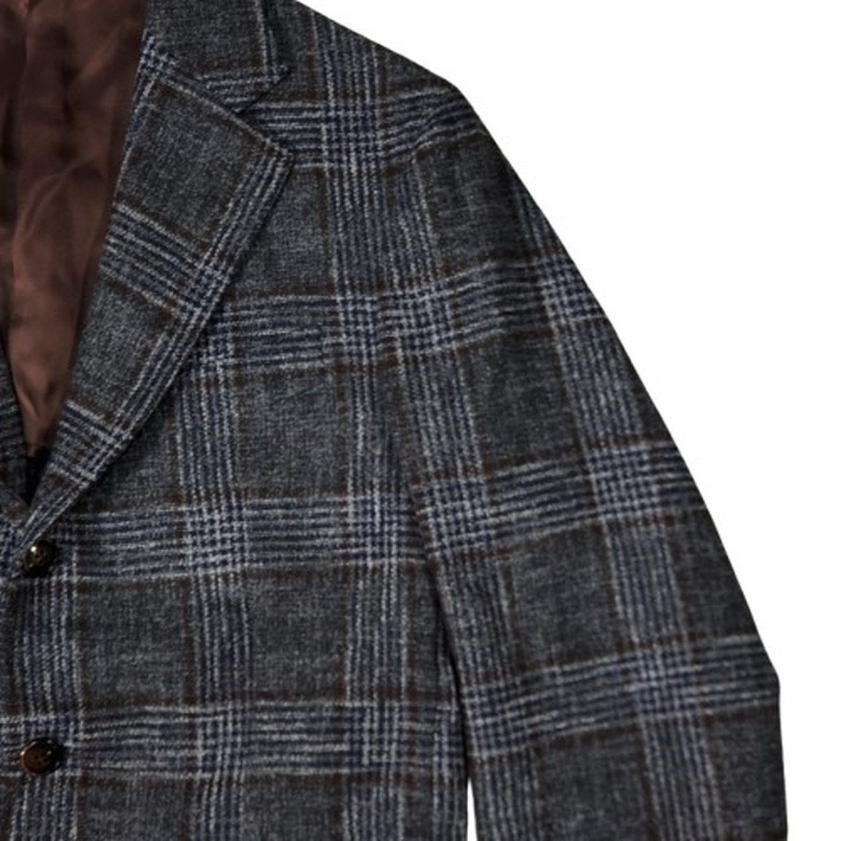 BARBA NAPOLI バルバナポリ チェック柄 WOOL JACKET ウールジャケット 