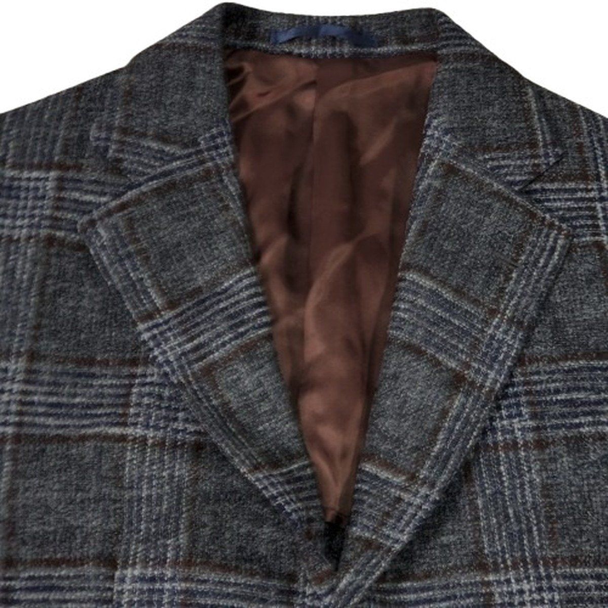 BARBA NAPOLI バルバナポリ チェック柄 WOOL JACKET ウールジャケット 