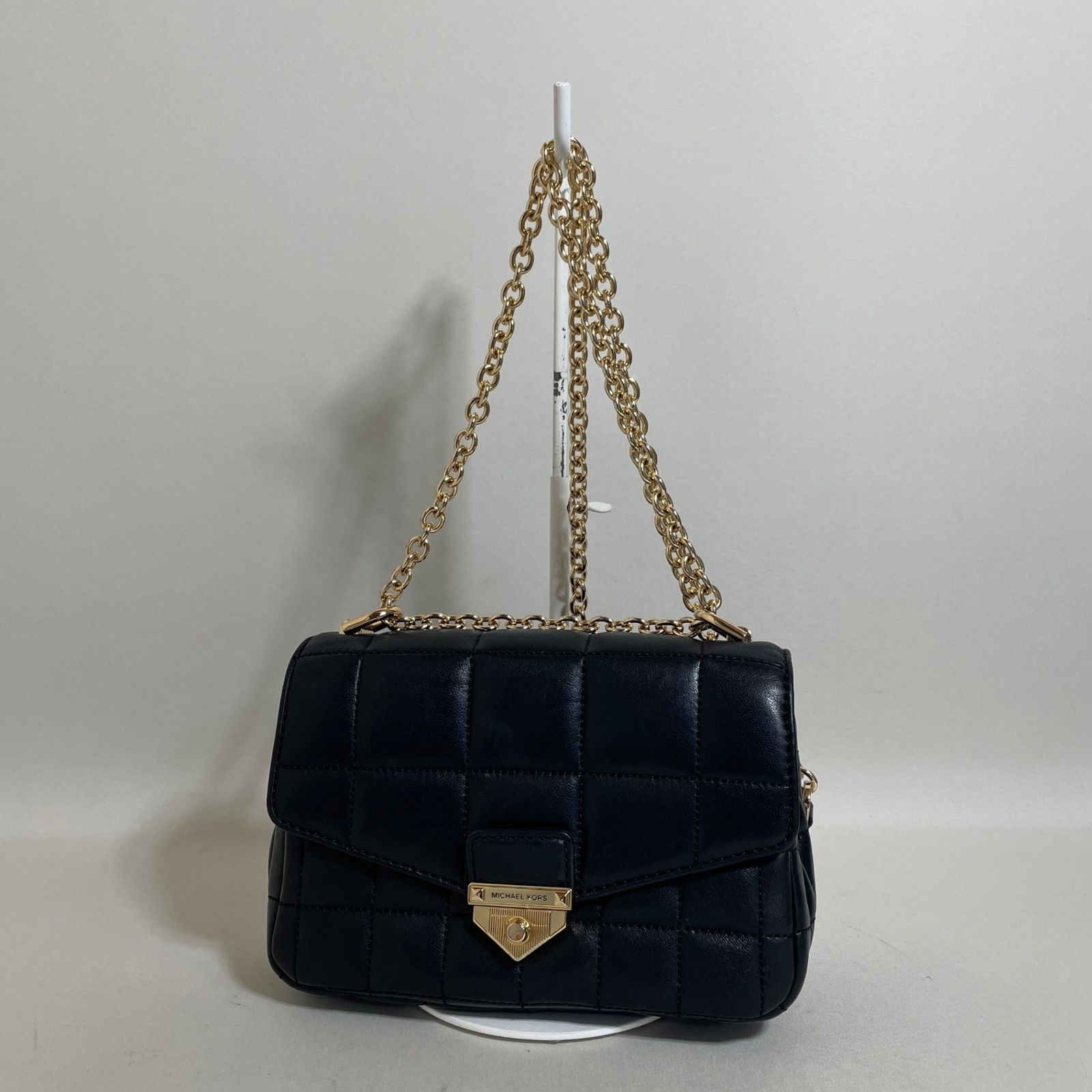 2604-54｜美品｜マイケルコース ショルダーバッグ ブラック チェーン