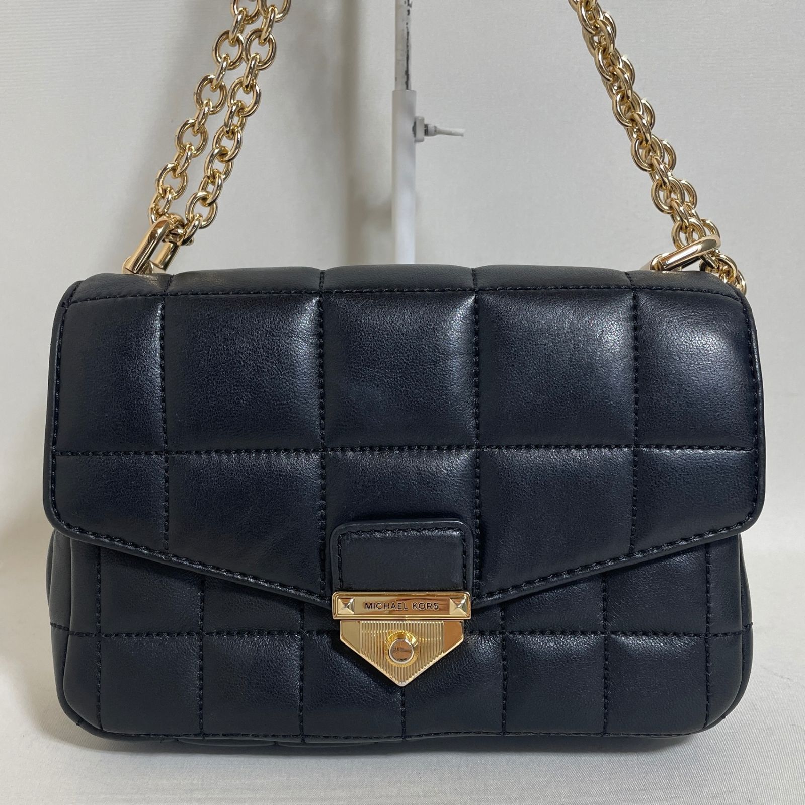 2604-54｜美品｜マイケルコース ショルダーバッグ ブラック チェーン