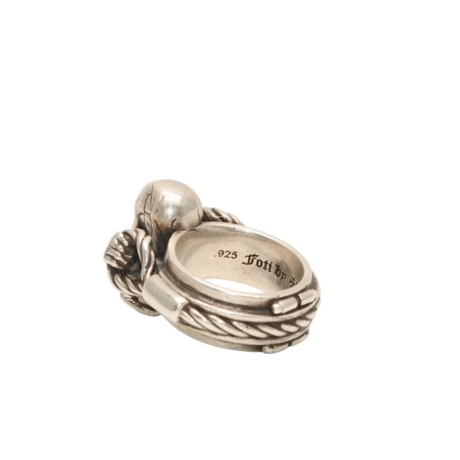 クロムハーツ フォティ ハリスティーター ケーブルリング CHROME HEARTS クロムハーツ FT HRRSTTR CABLE SML フォティ ハリス