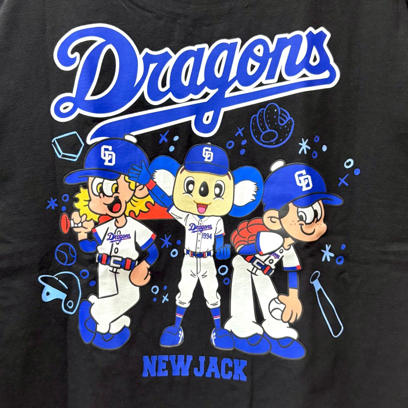 NEW JACK/ニュージャック】ドラゴンズ 限定コラボ 半袖Tシャツ 中日