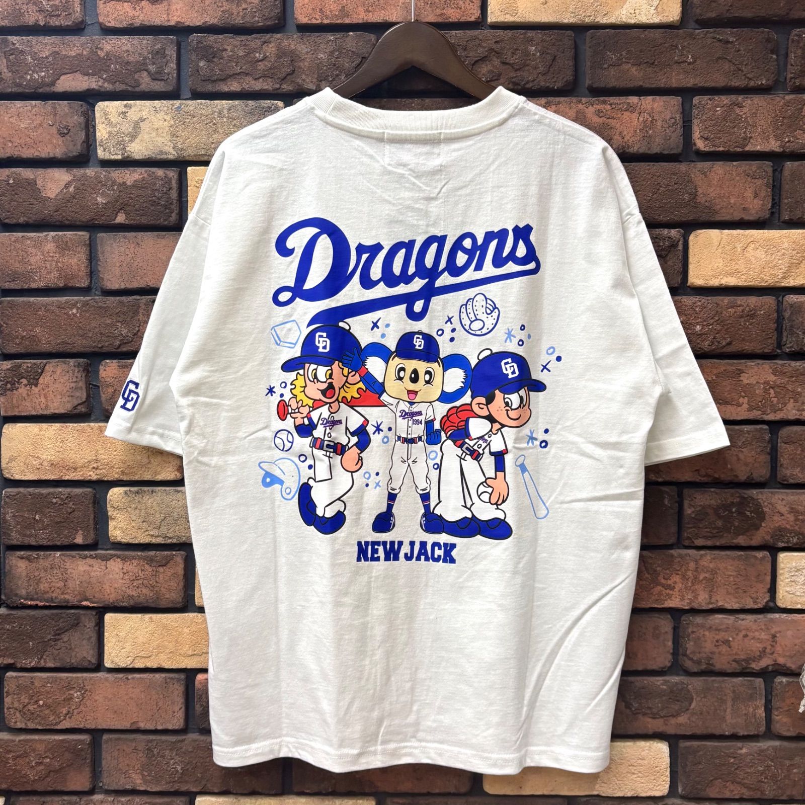 NEW JACK/ニュージャック】ドラゴンズ 限定コラボ 半袖Tシャツ 中日