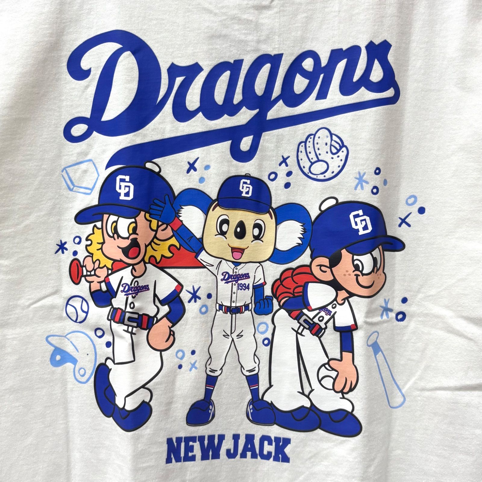 NEW JACK/ニュージャック】ドラゴンズ 限定コラボ 半袖Tシャツ 中日