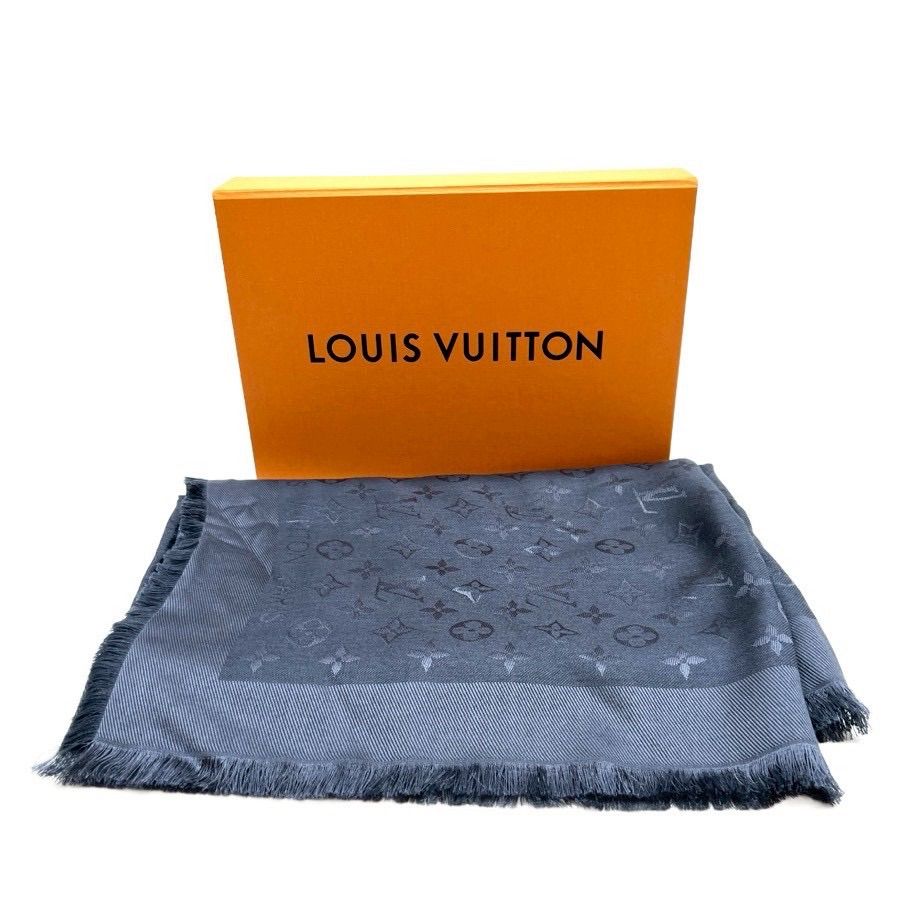 【良品】ルイヴィトン ショール モノグラム シャイン 大判ストール すぐ届 Louis Vuitton ショール・モノグラム シャイン ストール (Louis