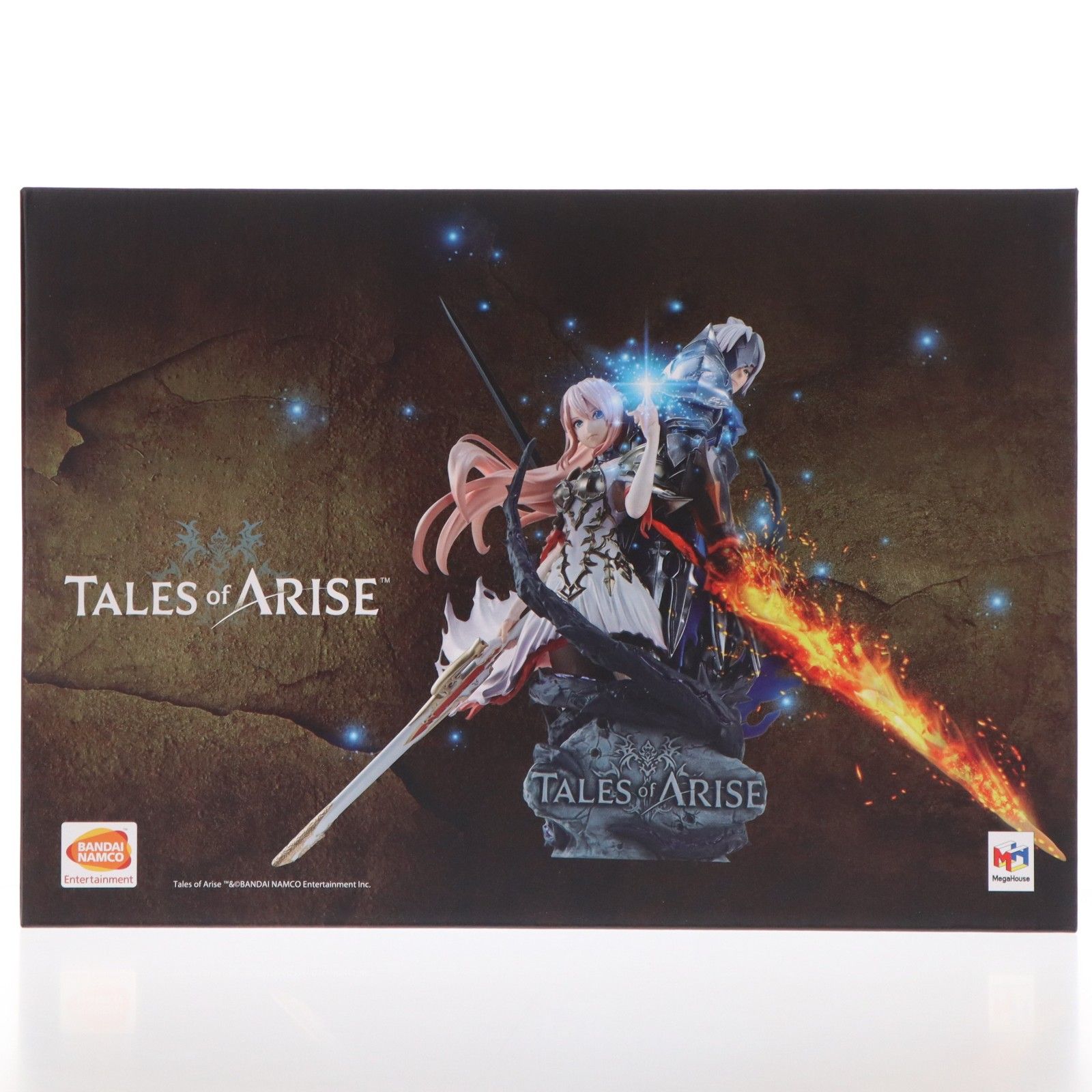 ★【未開封】テイルズオブアライズ　スタチューフィギュア+デスクマット+試供品 フィギュア単品) アルフェン&シオン スタチューフィギュア PS4/PS5