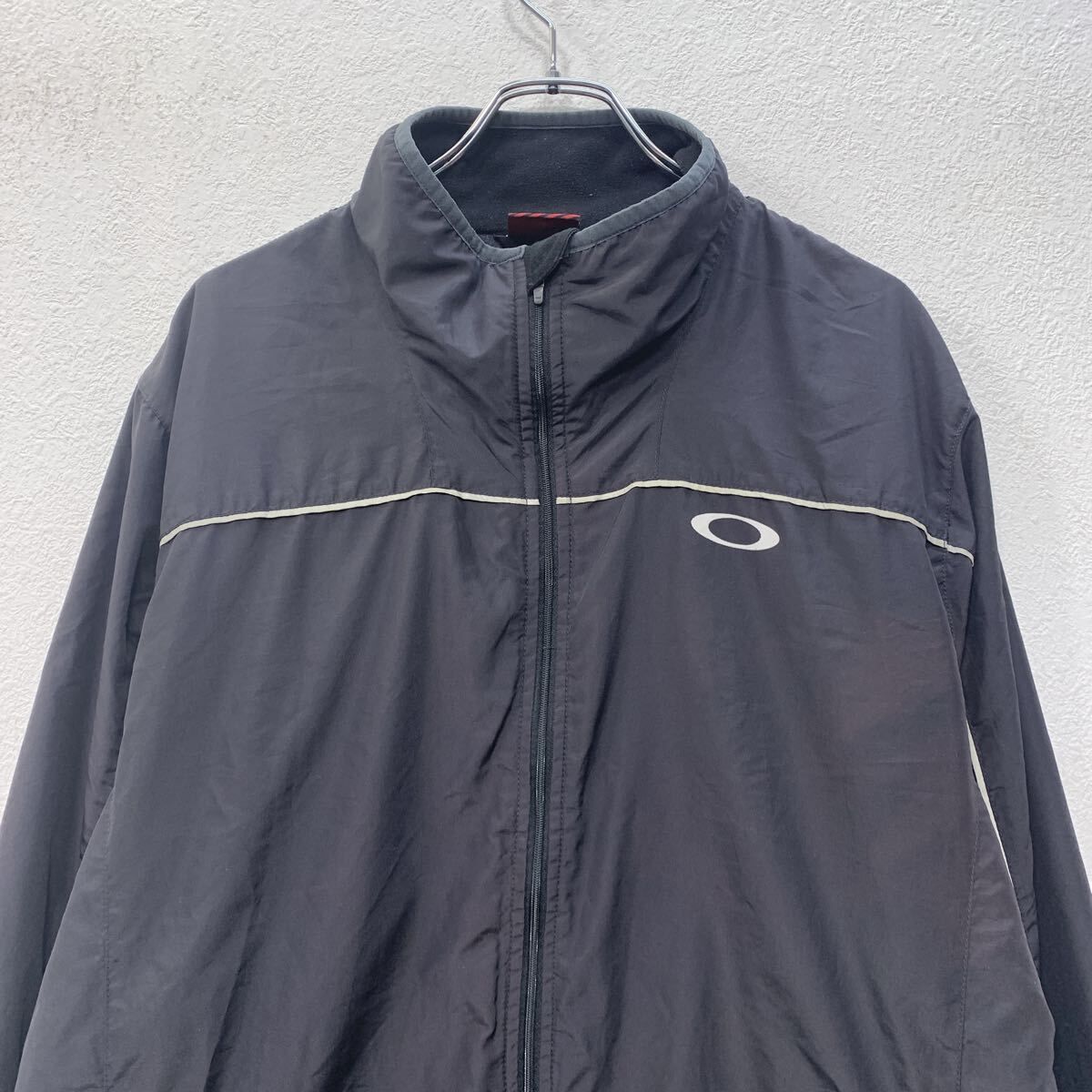 OAKLEY ジャケット XL ブラック オークリー ジップアップ モックネック