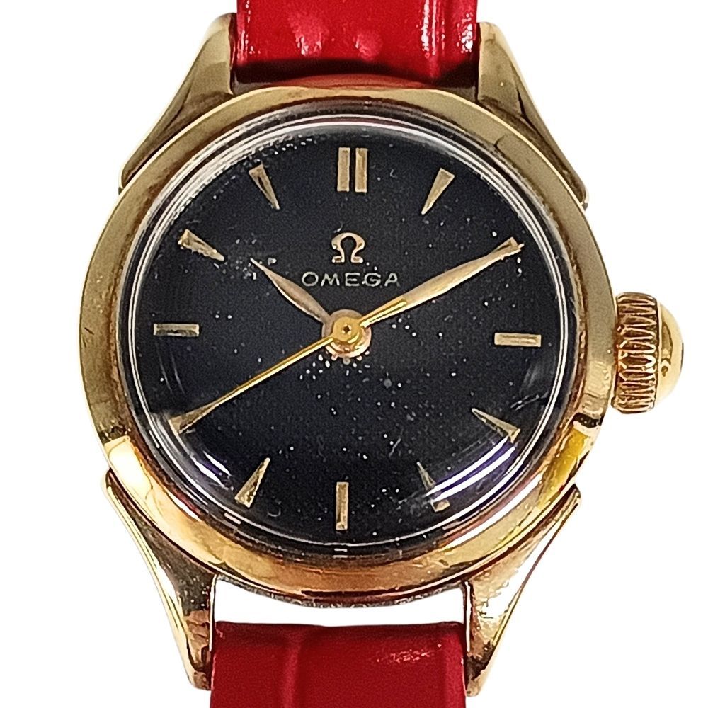 OMEGA オメガ レディース 手巻き ベルト社外品  腕時計 正規品 / C1066 OMEGA オメガ レディース 手巻き ベルト社外品 腕時計 正規品 / C1066