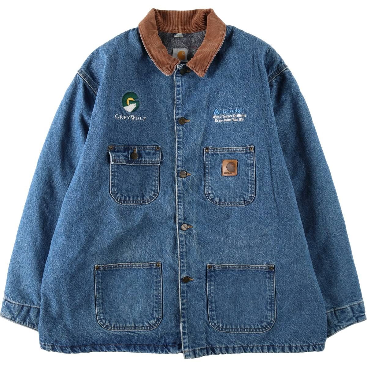 古着 カーハート Carhartt ミシガンチョアコート 中綿入り デニム
