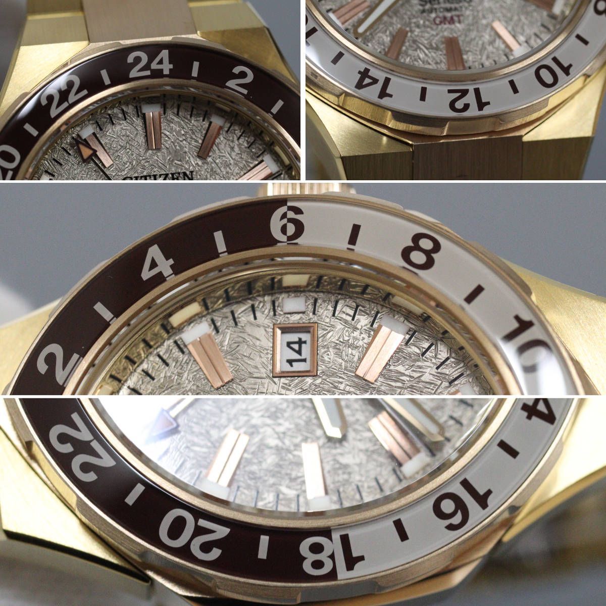 シチズン シリーズ8 GMT 880 Mechanical 限定モデル(NB6032-53P)世界