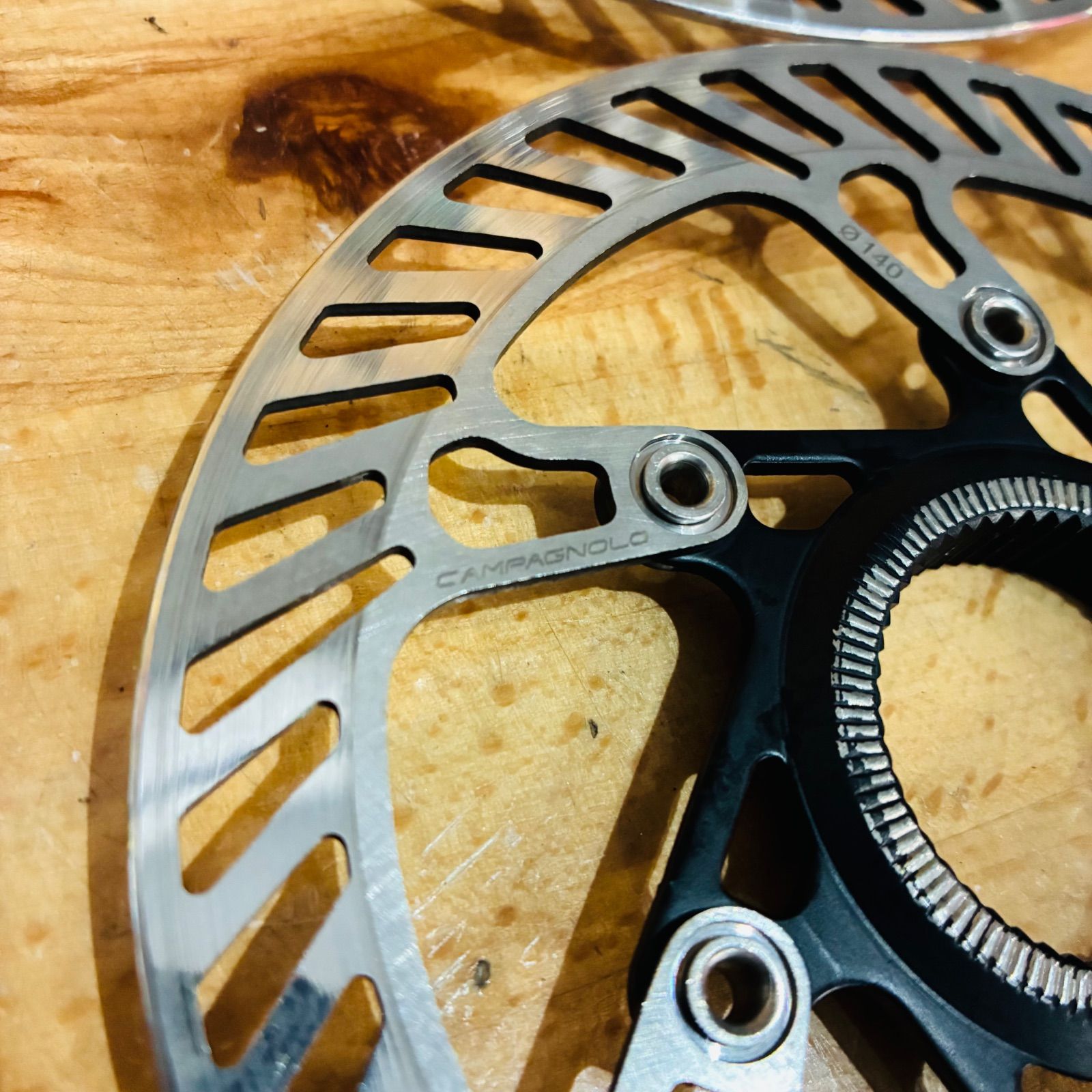 良品】 Campagnolo AFS ディスク ブレーキ ローター 160mm 140mm 2枚 