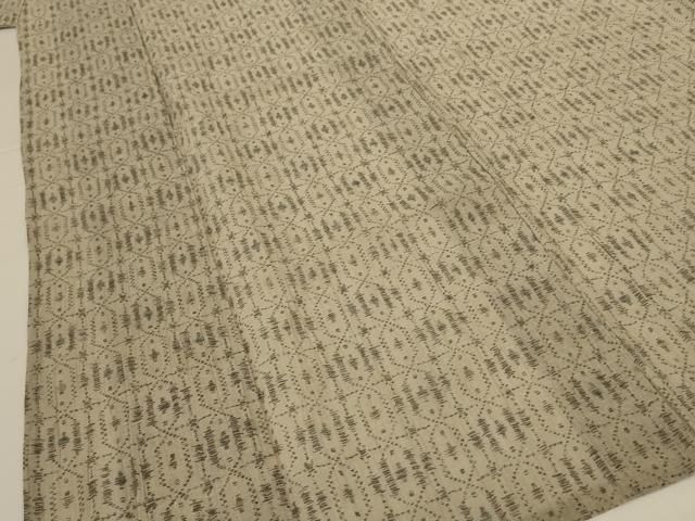 平和屋着物＊夏物 小千谷ちぢみ 幾何学文様 麻 逸品 AABH6441jd - メルカリ