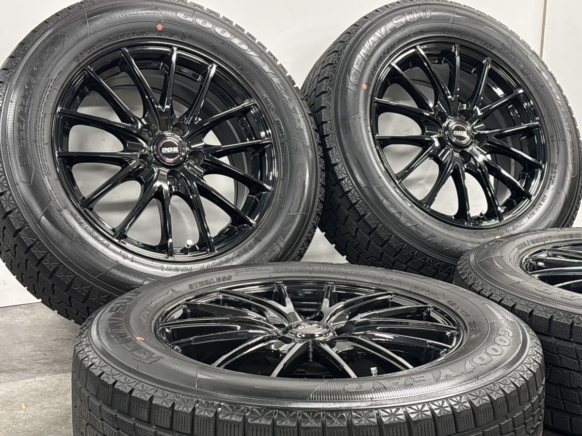美品】DOS 17in 7J +48 PCD114.3 アイスナビSUV 225/65R17 レクサス NX 美品】DOS 17in 7J +48 PCD114.3 アイスナビSUV 225/65R17 レクサス NX