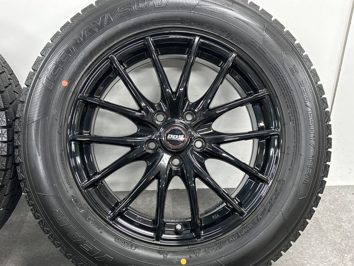美品】DOS 17in 7J +48 PCD114.3 アイスナビSUV 225/65R17 レクサス NX