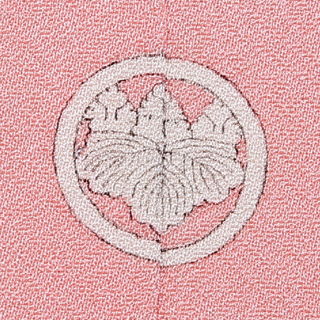 SK-092 大島紬 広衿 袷 正絹 残布証明書付き 中国三大刺繍 蘇州刺繍