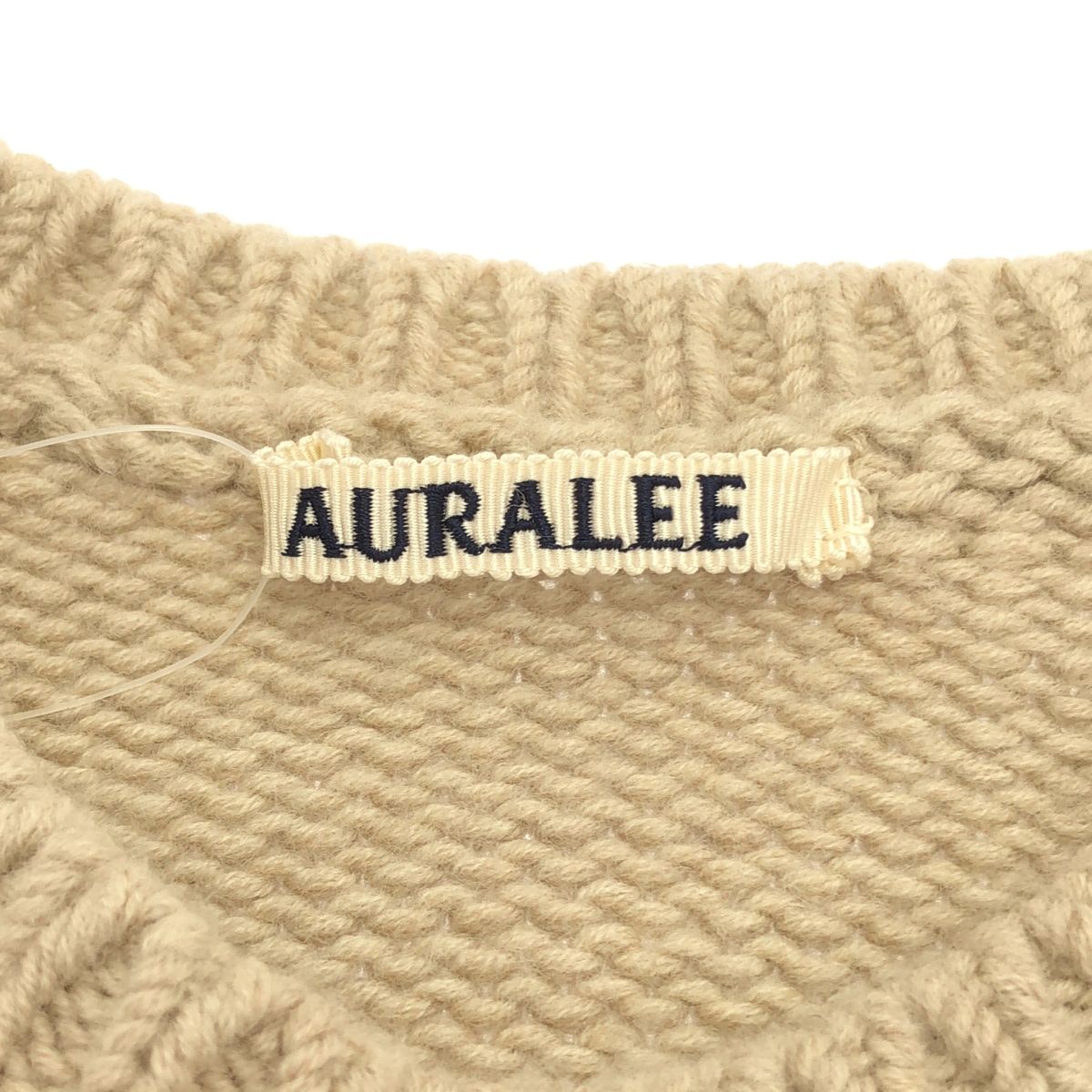 AURALEE オーラリー 24AW WOOL SOFT CORD KNIT P/O ウールニット 