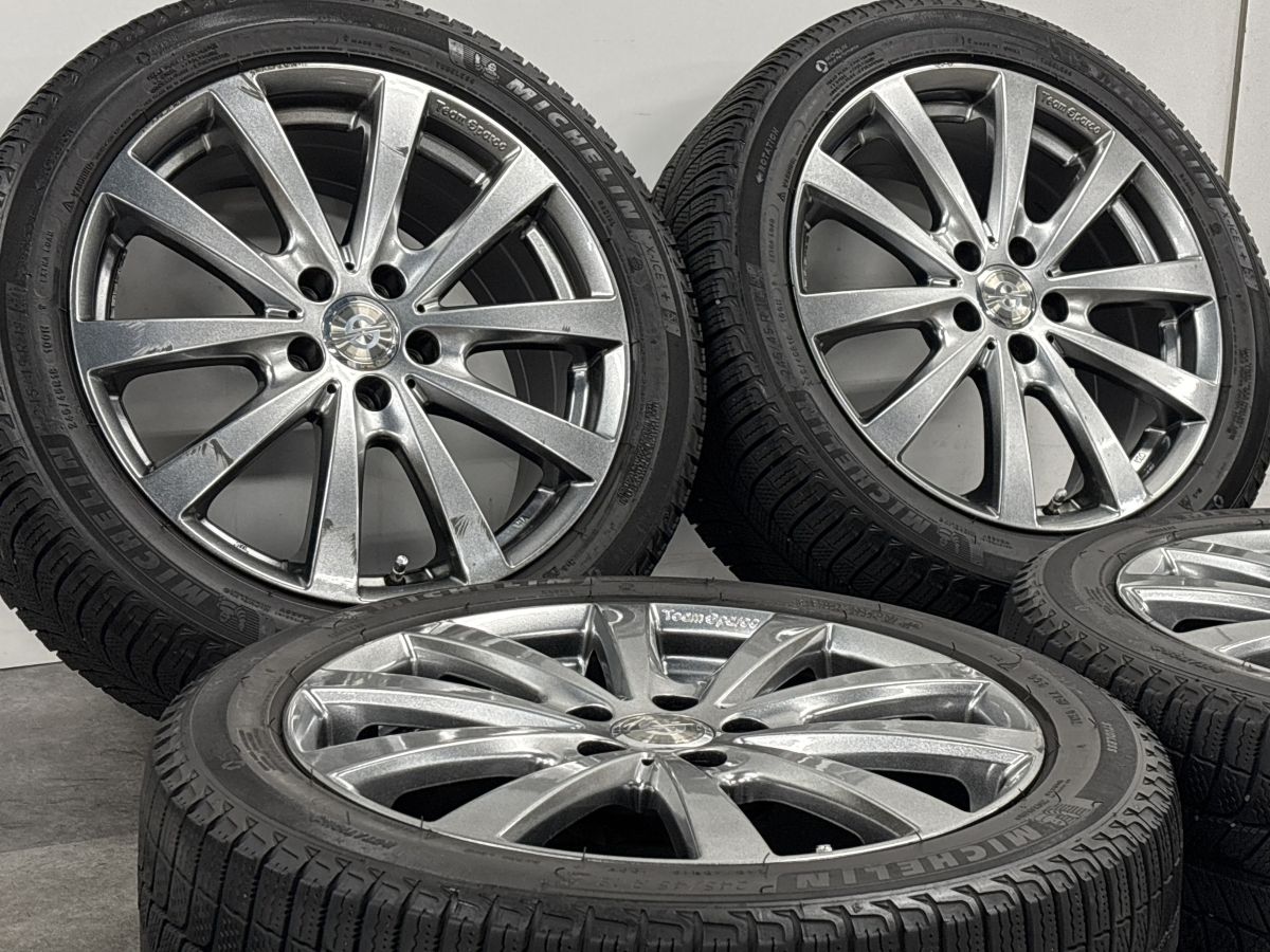 特価品】チームスパルコ 18in 8J +45 PCD112 ミシュラン X-ICE3+ 245 