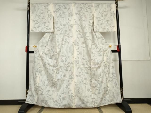 平和屋着物●本場大島紬　カタス7マルキ　扇面文　やまと誂製　正絹　逸品　AABF0309fy 平和屋着物○本場大島紬 カタス7マルキ 扇面文 やまと誂製 正絹 逸品