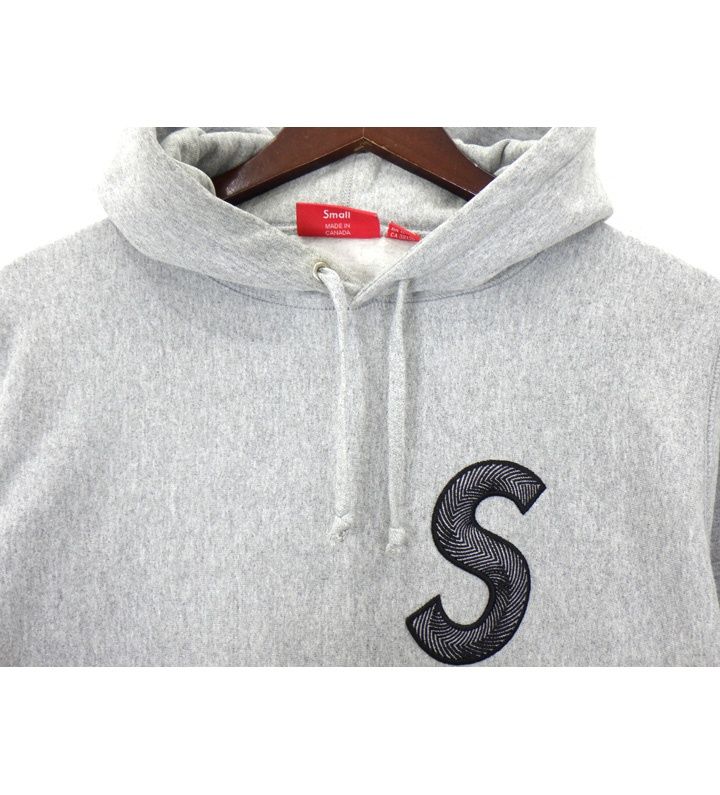 Supreme グレー パーカー Sロゴ 【公式通販】