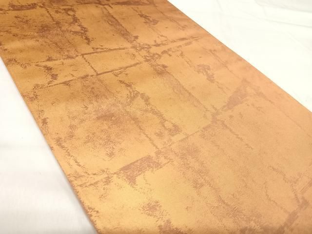 平和屋着物◎六通柄袋帯 格子 金糸 引箔 正絹 逸品 AABI0903yx - メルカリ
