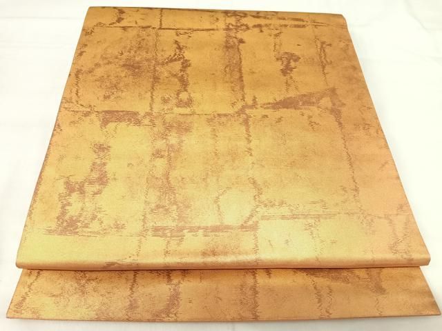 平和屋着物◎六通柄袋帯　格子　金糸　引箔　正絹　逸品　AABI0903yx 平和屋着物◎六通柄袋帯 格子 金糸 引箔 正絹 逸品 AABI0903yx - メルカリ