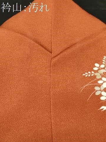 平和屋着物■訪問着　駒刺繍　御所解文　暈し染め　金彩　鬼しぼ縮緬　正絹　逸品　CABF4246ev 平和屋着物□訪問着 駒刺繍 御所解文 暈し染め 金彩 鬼しぼ縮緬 正絹