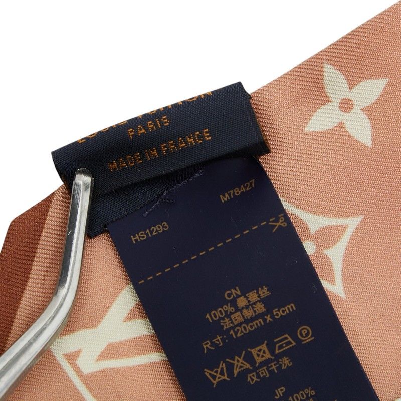 ルイ ヴィトン バンドーBB ラッキーLV スカーフ M78427 ピンク マルチ