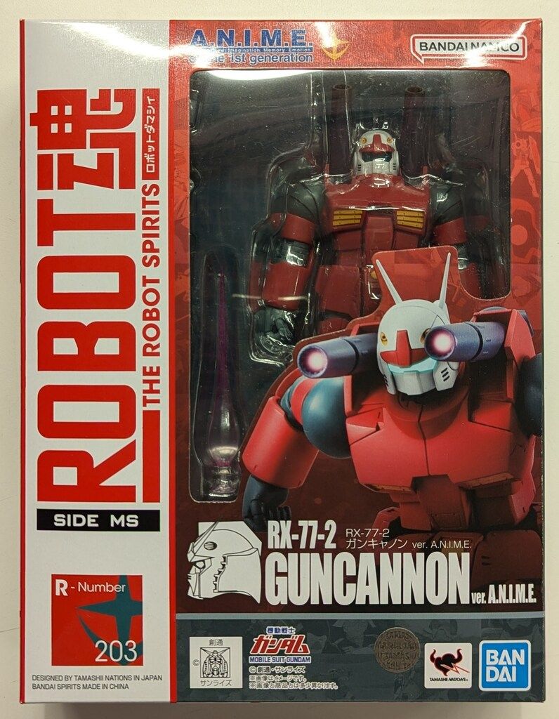 BANDAISPIRITS ROBOT魂u003cSIDE MSu003e　機動戦士ガンダム  ガンキャノン ver. A.N.I.M.E. 203　バンダイナムコ版