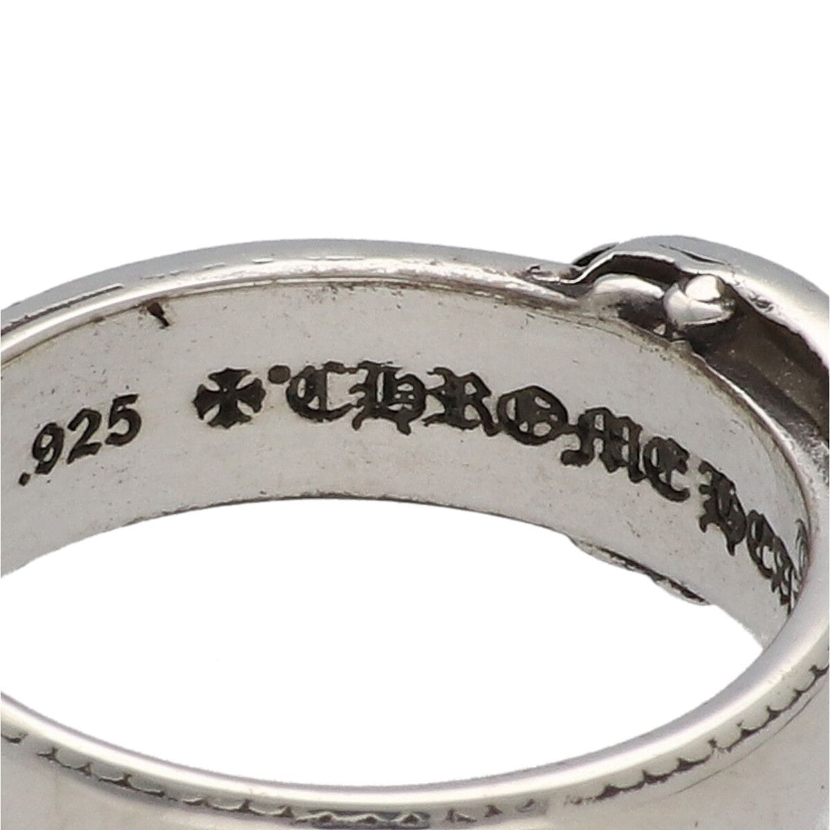 中古】 CHROME HEARTS クロムハーツ バックル オーバルクロス ベルト 