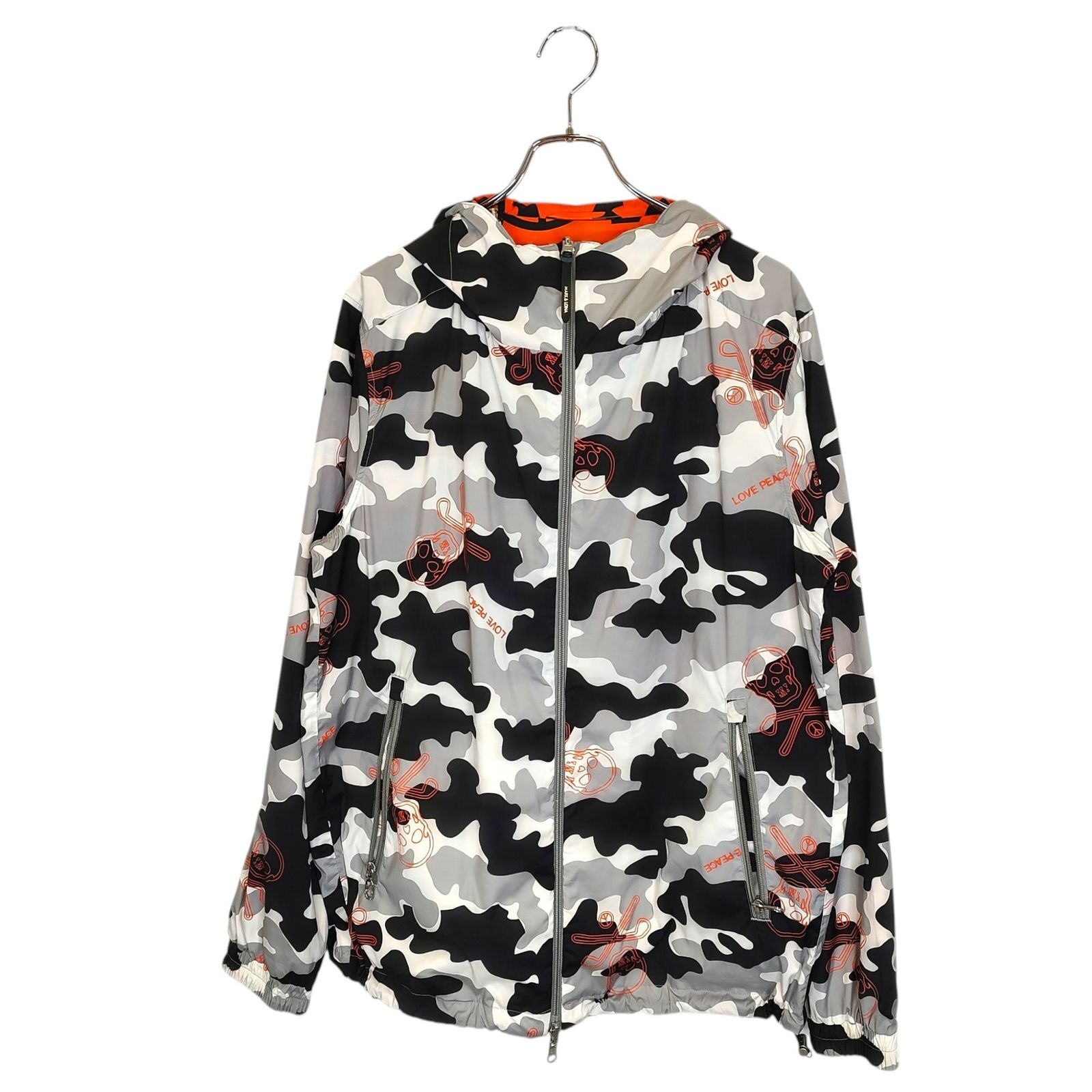 MARK&LONA マークアンドロナ ゴルフ Nylon Reversible Zip-Up Hoodie
