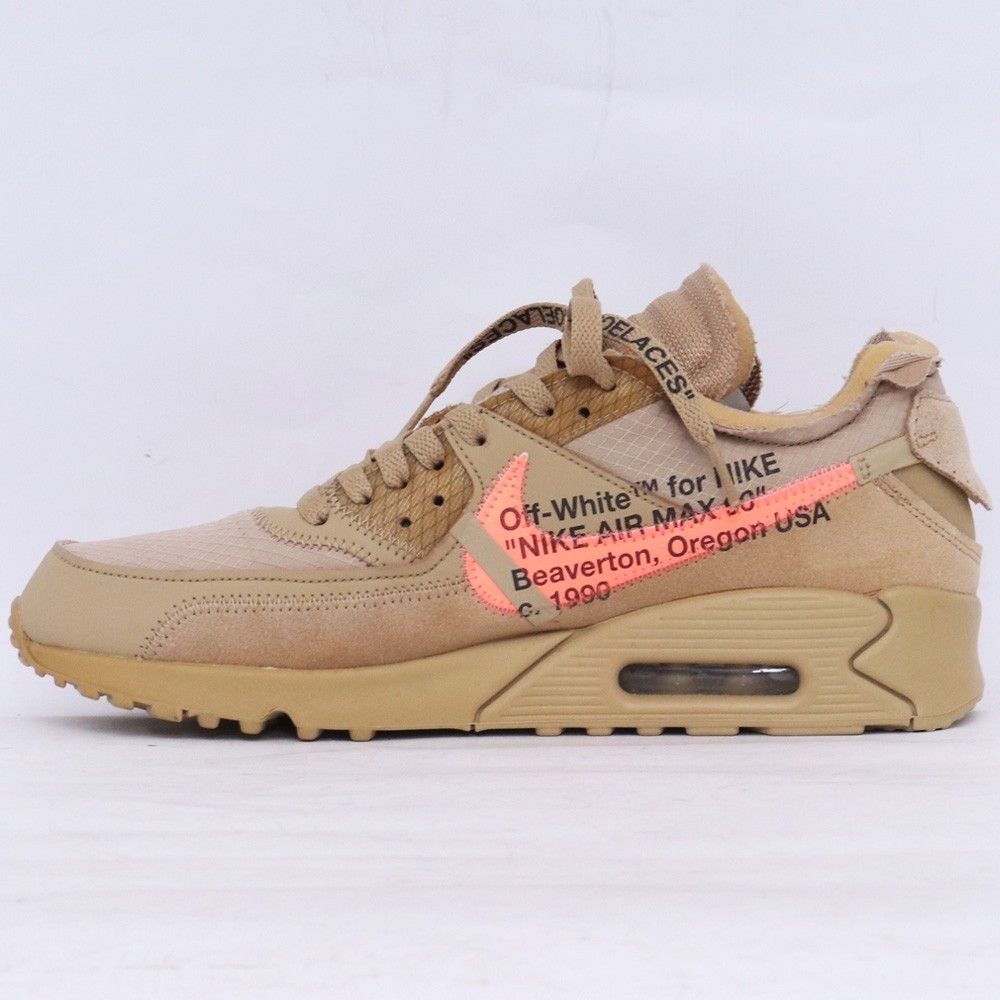 26.5cm NIKE × OFF-WHITE Air Max 90 Desert Ore AA7293-200 - メルカリ