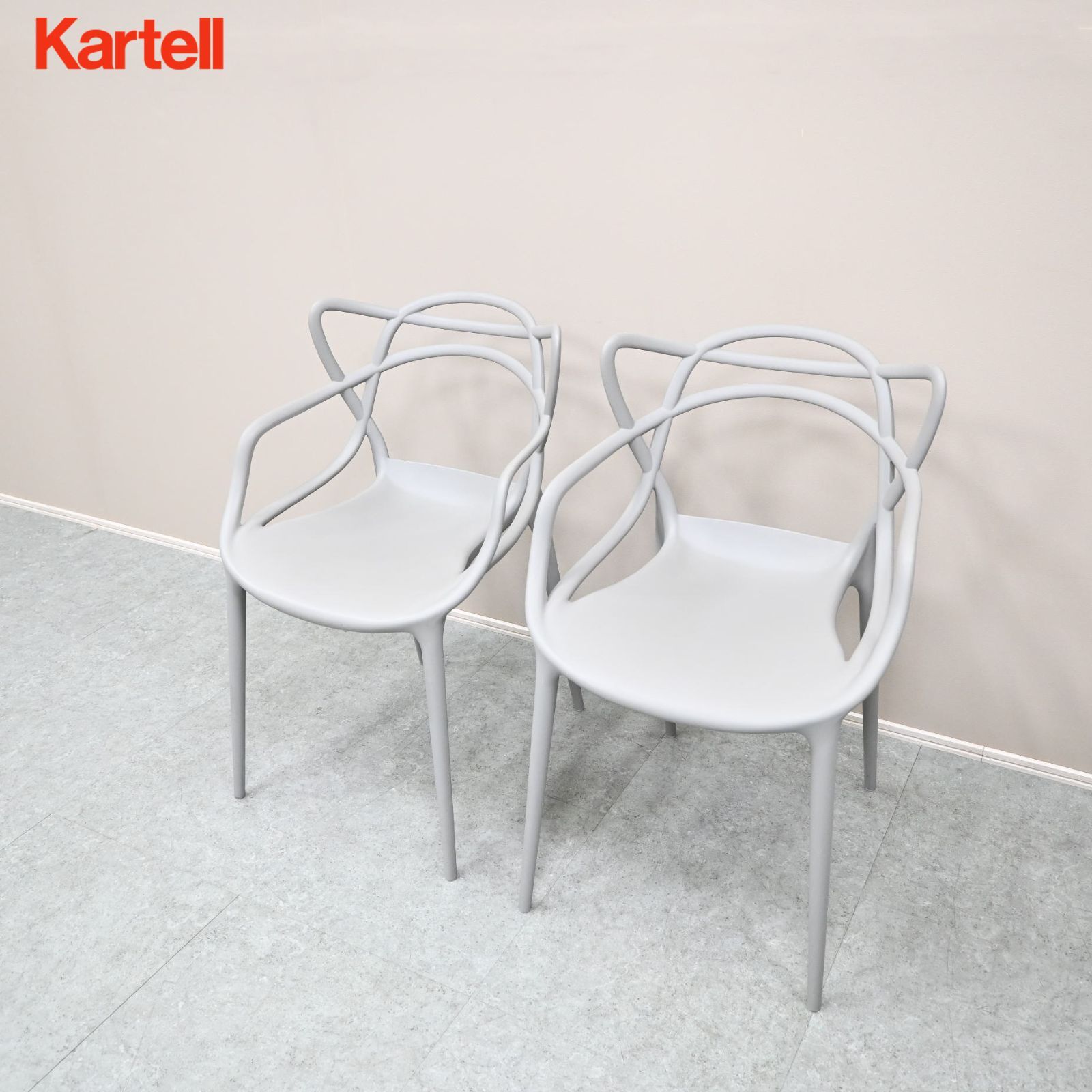 ☆展示品☆Kartell カルテル ダイニングチェア Masters マスターズ 2脚