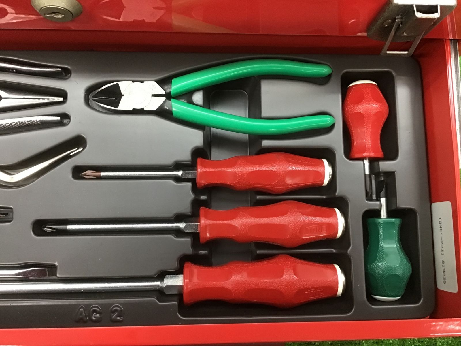 中古B品】TONE ツールセット AGシリーズ 52点セット 欠品アリ 鍵付き 