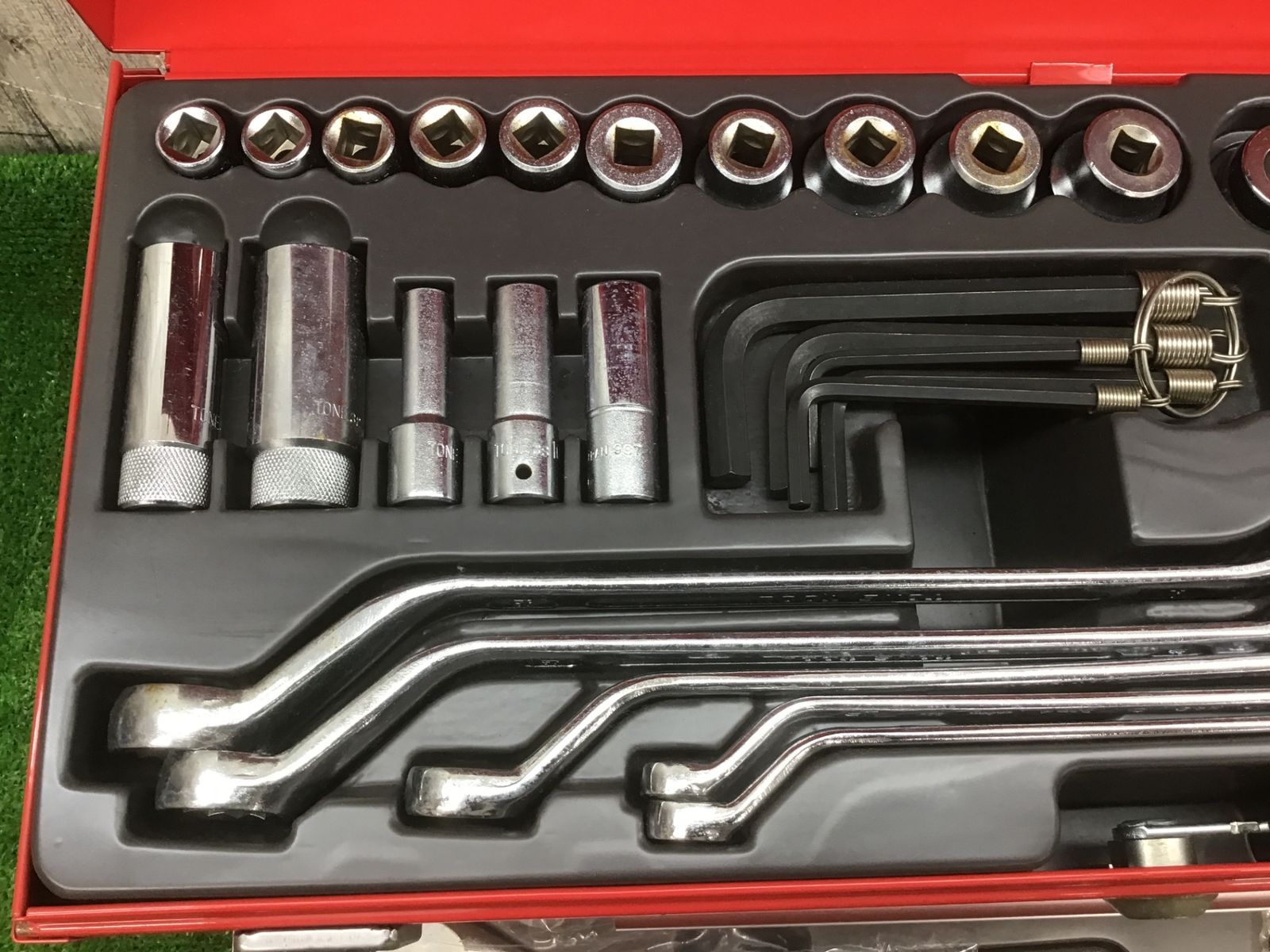 中古B品】TONE ツールセット AGシリーズ 52点セット 欠品アリ 鍵付き 