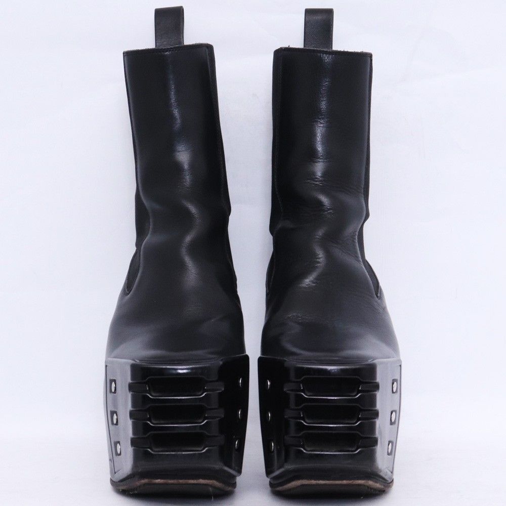 RICK OWENS Grilled Kiss Boots サイズ42 ブラック クリア RU02D6825