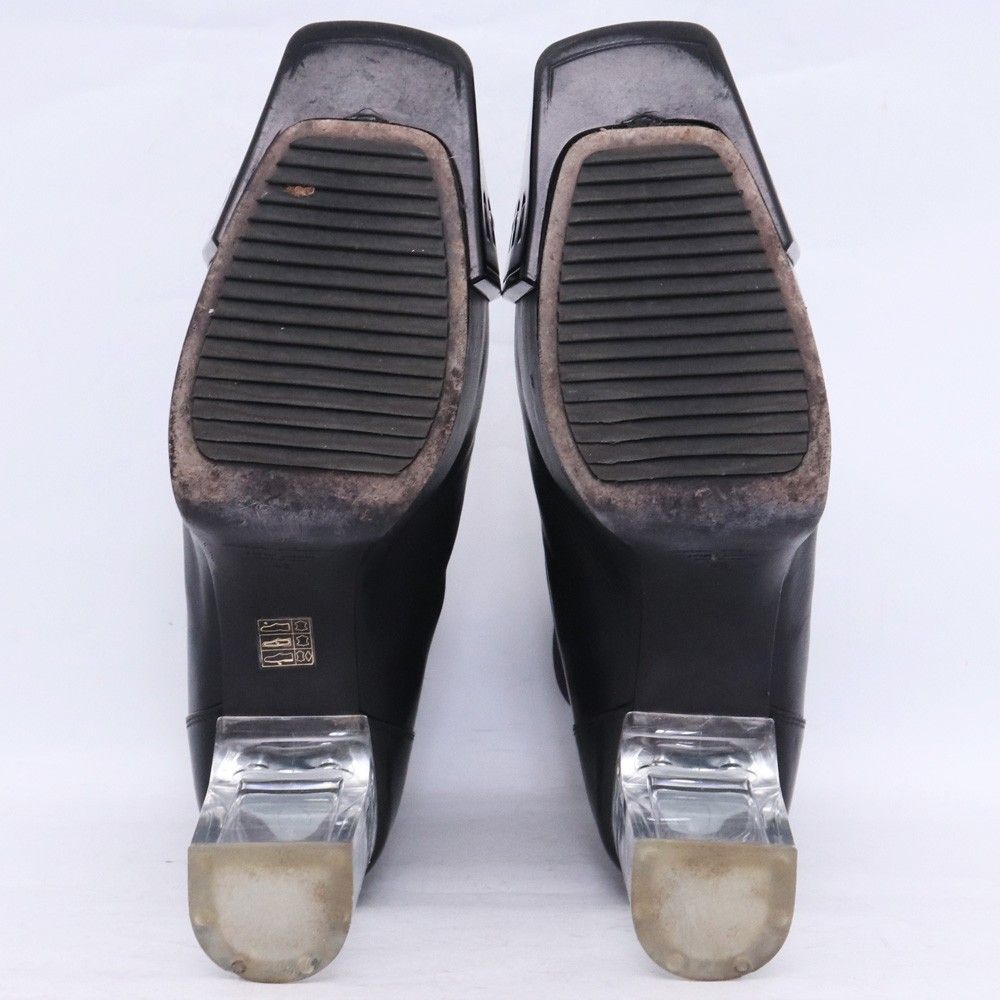 RICK OWENS Grilled Kiss Boots サイズ42 ブラック クリア RU02D6825