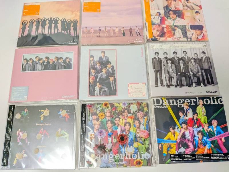 Snow Man シングル CD 3形態 11種 計33点セット まとめ売り D.D.