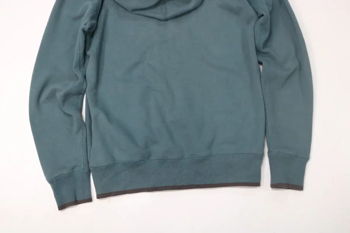 VISSLA ビズラ ヴィンテージ フェイディング ブルーグレー フード ジップアップ (S)
