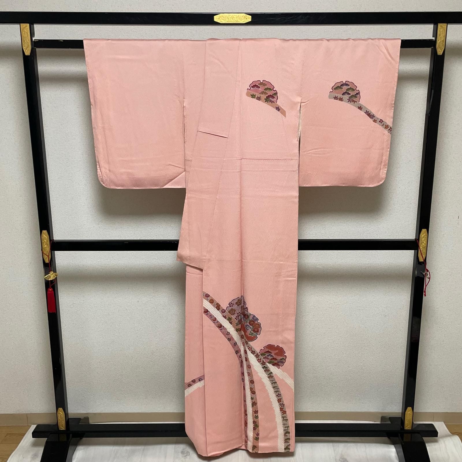 未使用　雪輪模様の付け下げ 楽天市場】雪輪（種類（着物）訪問着）（着物｜和服）：レディース