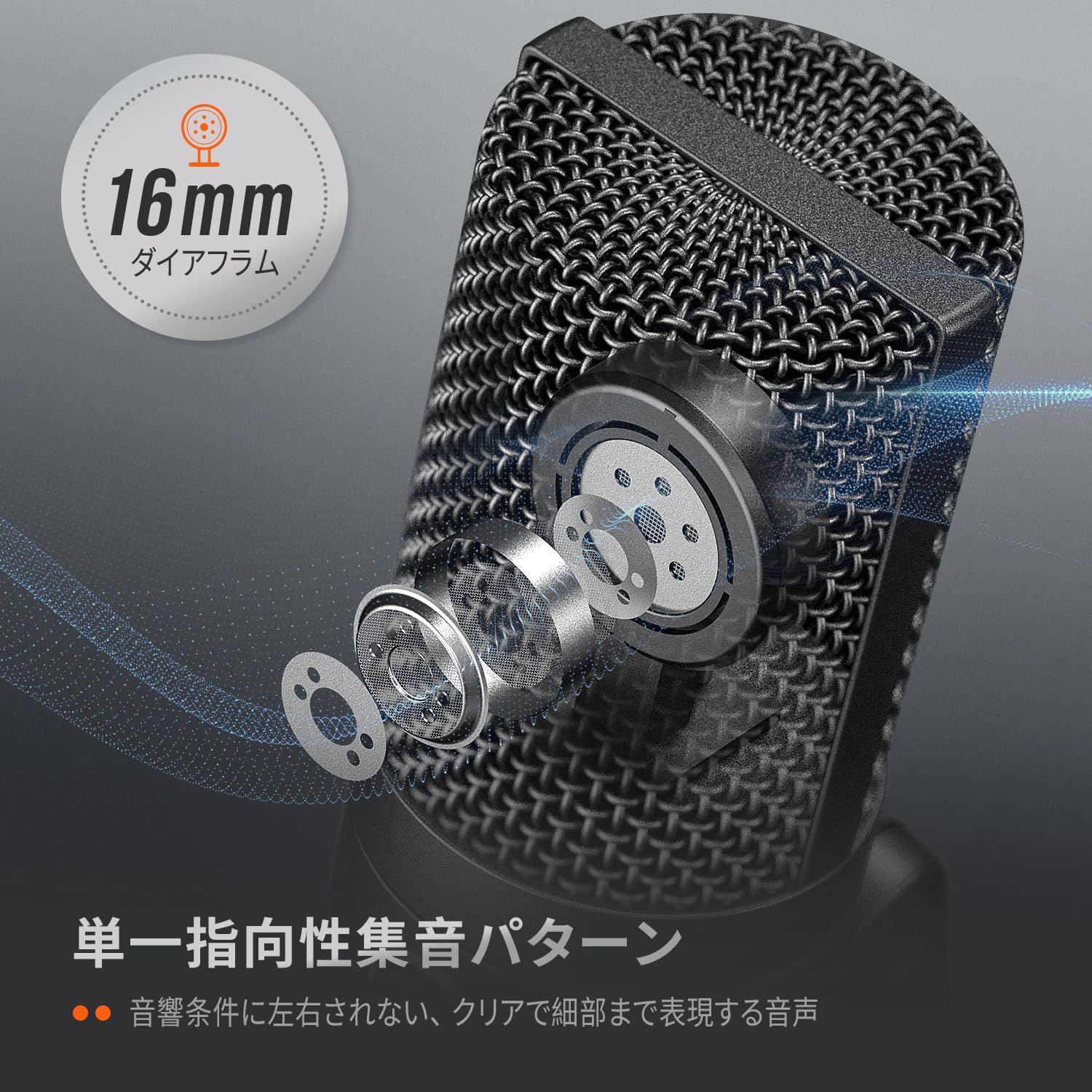 FIFINE USBマイクセット コンデンサーマイク ゲーミングマイク 単一指向性 アームスタンド付き（三脚スタンドなし） ポップガード付き 配信用マイク ABタイプ USBケーブル PC用 Skype 録音 ゲーミング ライブ配信 ゲーム実況 在宅勤務 Windows Mac PS4対応 適格請求書発行可 新T669 41011Aw-leL.jpg