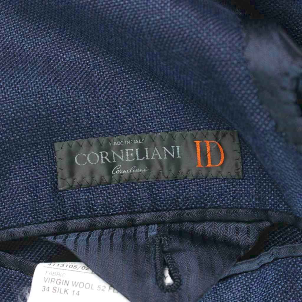 コルネリアーニ ID ジャケット 48 美品 コルネリアーニ Corneliani ID ジャケット 上着 48 紺 ネイビー 長袖