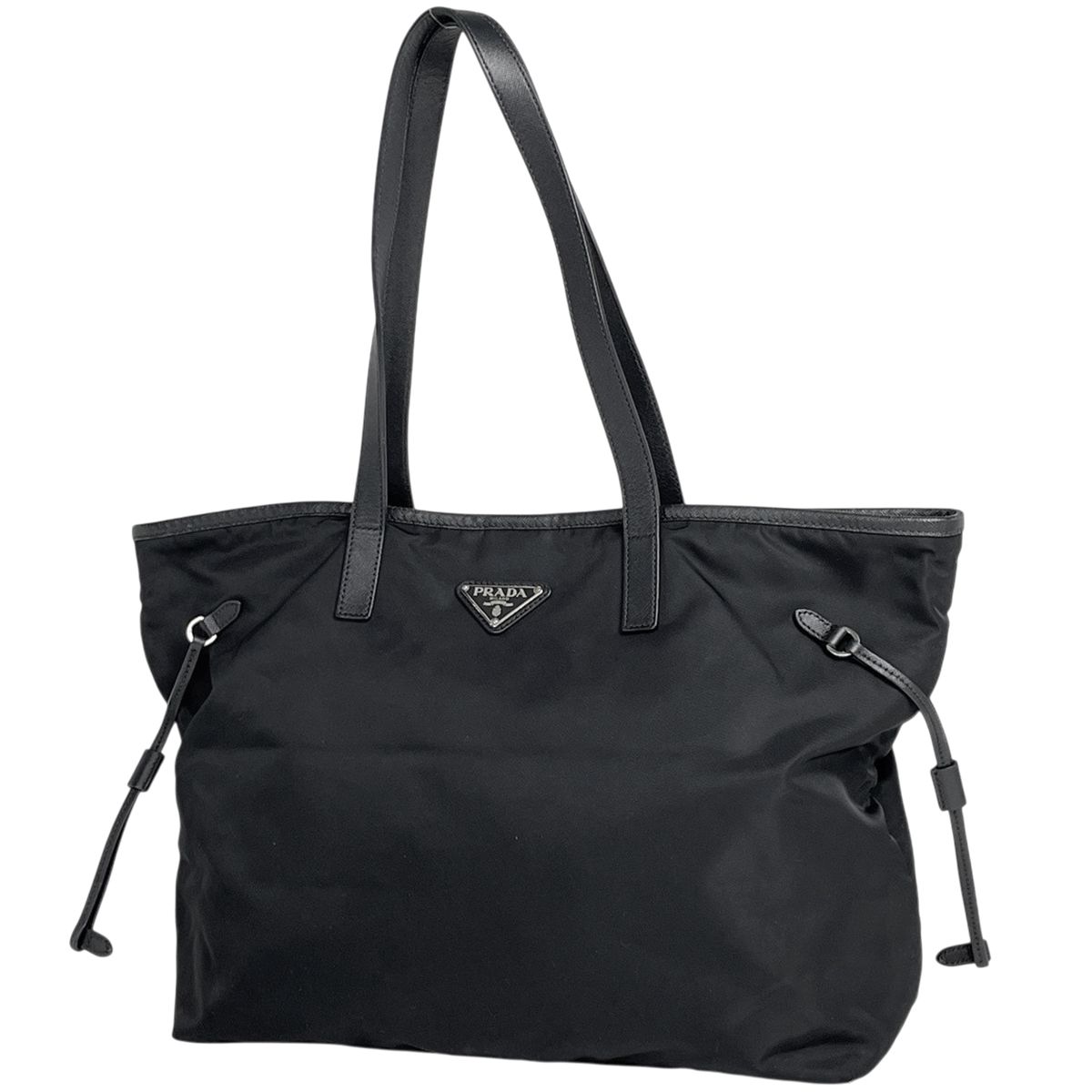 プラダ ロゴプレート ナイロン トートバッグ PRADA ナイロン (プラダ