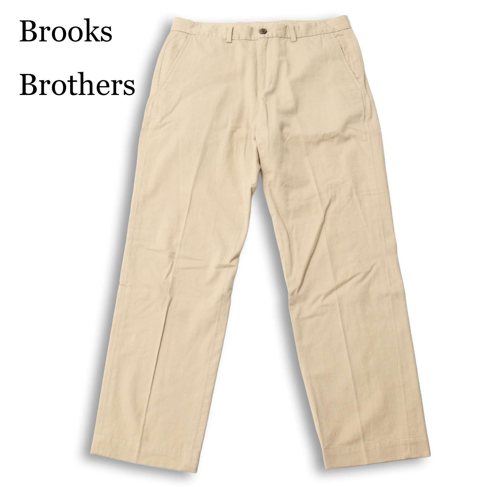 ブルックスブラザーズ スラックス　W35 リネン　麻 Brooks Brothers ブルックスブラザーズ 春夏☆ 麻 リネン混 スラックス