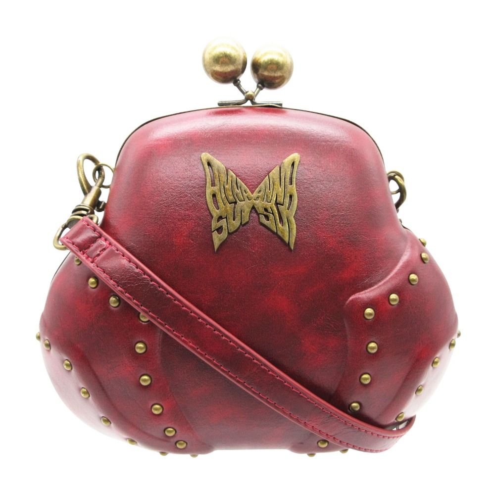 ♪ANNA SUI アナスイ いちご柄バッグ ハンドバッグ ゴブラン調 軽量 