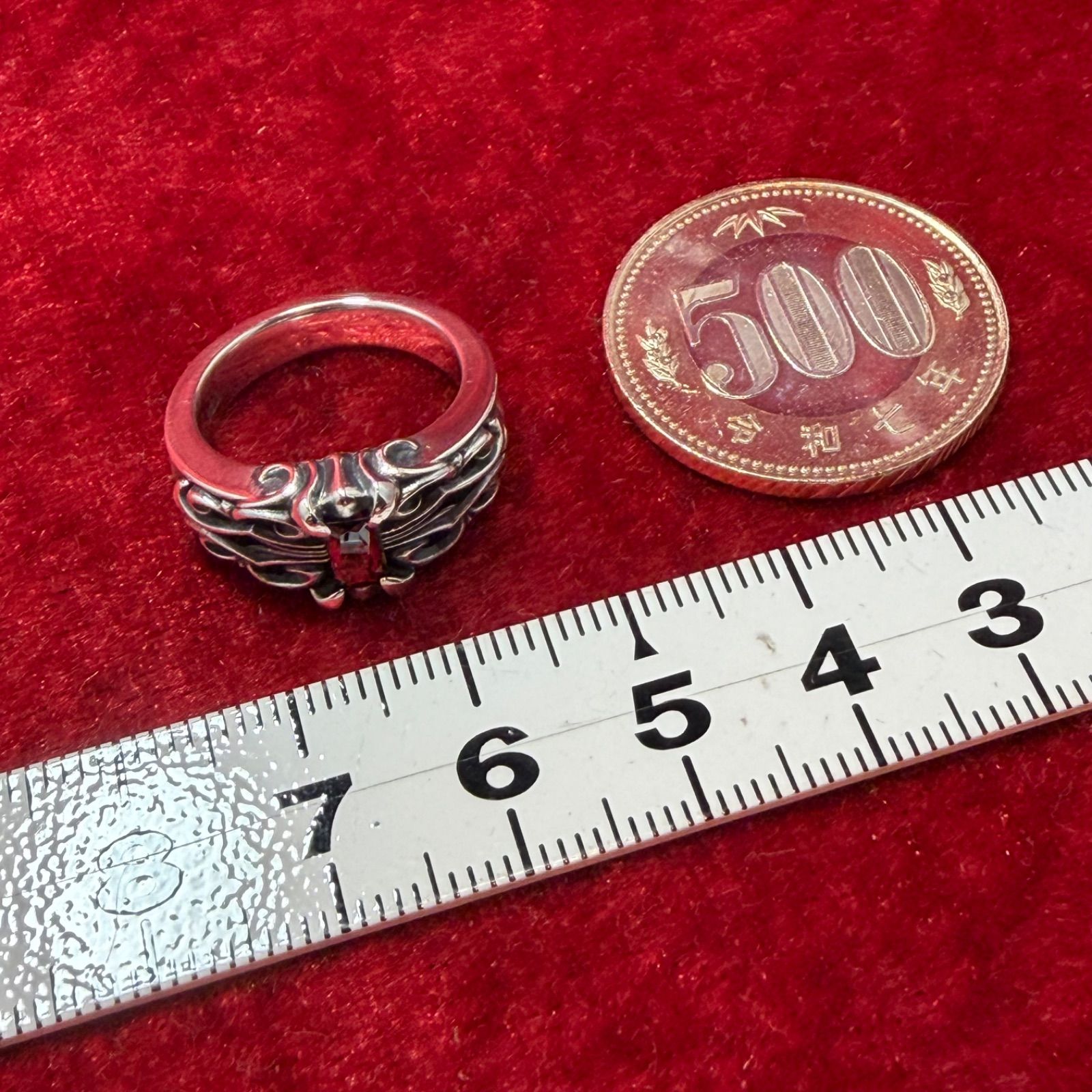 美品 リング11号 シルバー/925 7.7g ディールデザイン/DEAL DESIGN