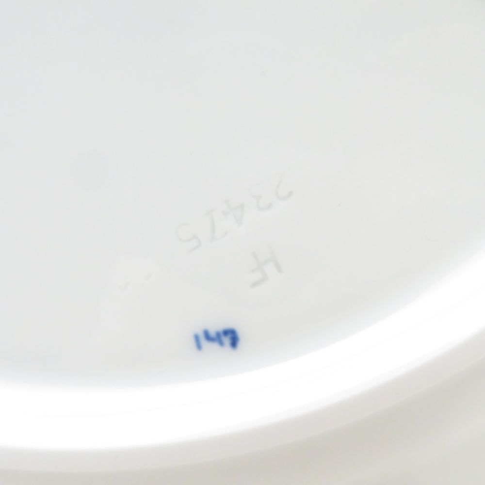 美品 MEISSEN マイセン ブルーオーキッド 大皿 1枚 26cmプレート 23475