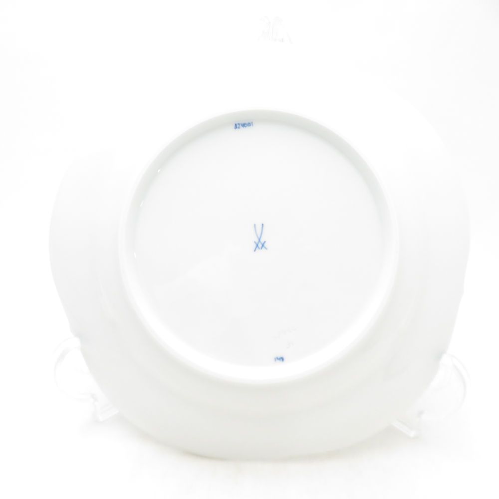 マイセン ブルーオーキッド 大皿 1枚 美品 MEISSEN マイセン ブルーオーキッド 大皿 1枚 26cmプレート 23475