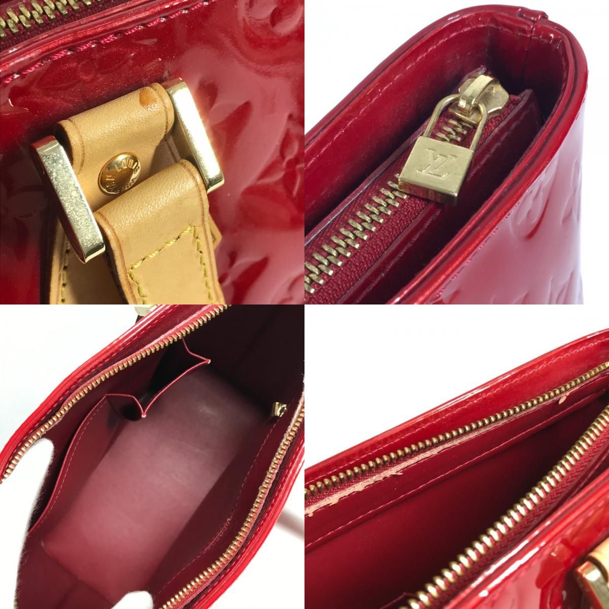 ルイヴィトン LOUIS VUITTON ヒューストン M91092 モノグラムヴェルニ 肩掛け カバン トートバッグ ショルダーバッグ モノグラムヴェルニキャンバス ルージュ ヒューストン LOUIS VUITTON ルイヴィトン ショルダーバッグ ヒューストン M91092