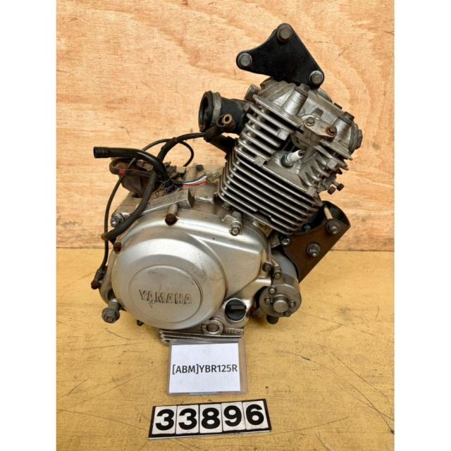 [ABM 33896]@ヤマハ YAMAHA YBR125G エンジン本体 JYM154FMI-B