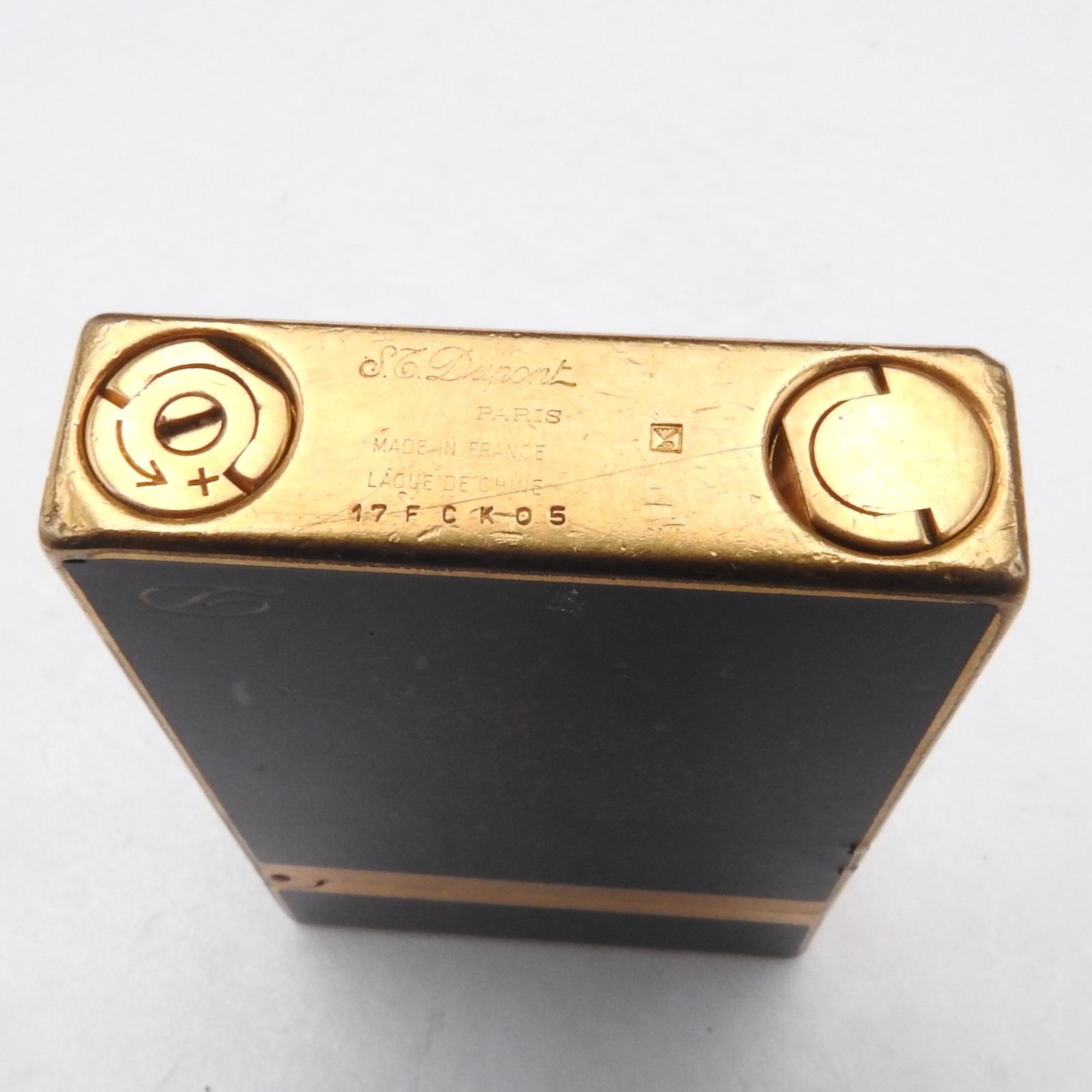 着火未確認】S.T Dupont エス テー デュポン ライン2 ガスライター 